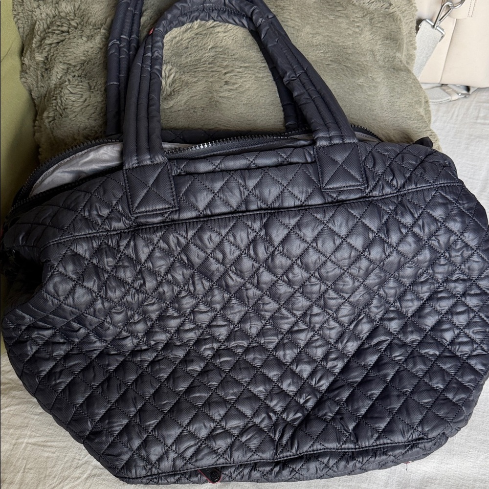 MZ Wallace Quilted Black Tote
